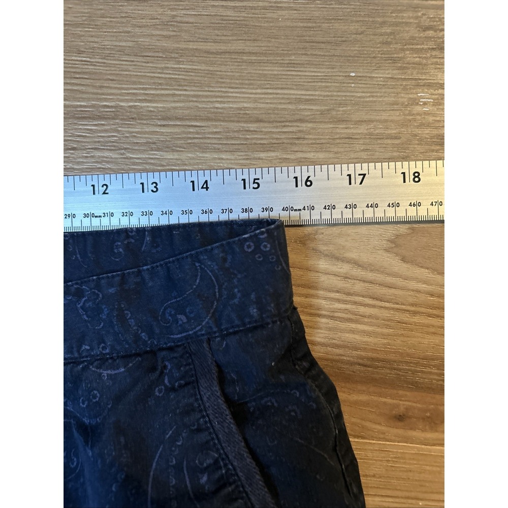 Armani Exchange Trouser Shorts Blue Floral Mens 31 - Picture 4 of 7